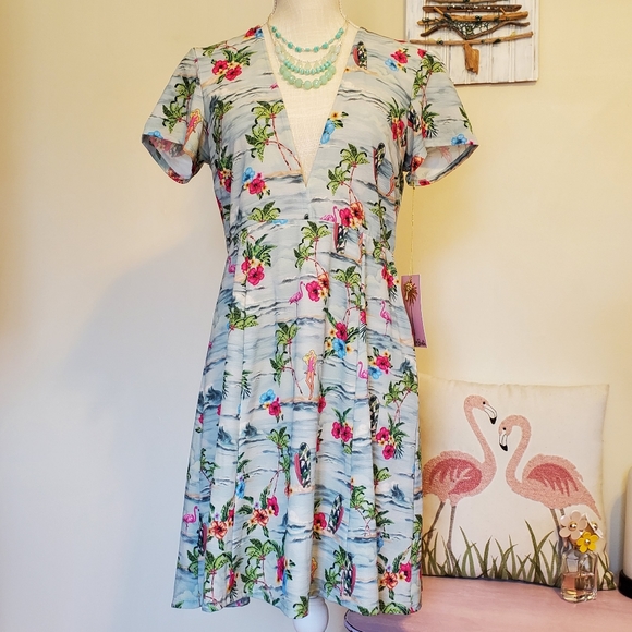 Show Me Your Mumu Barbie Ibiza dress short M EUC - Picture 1 of 16